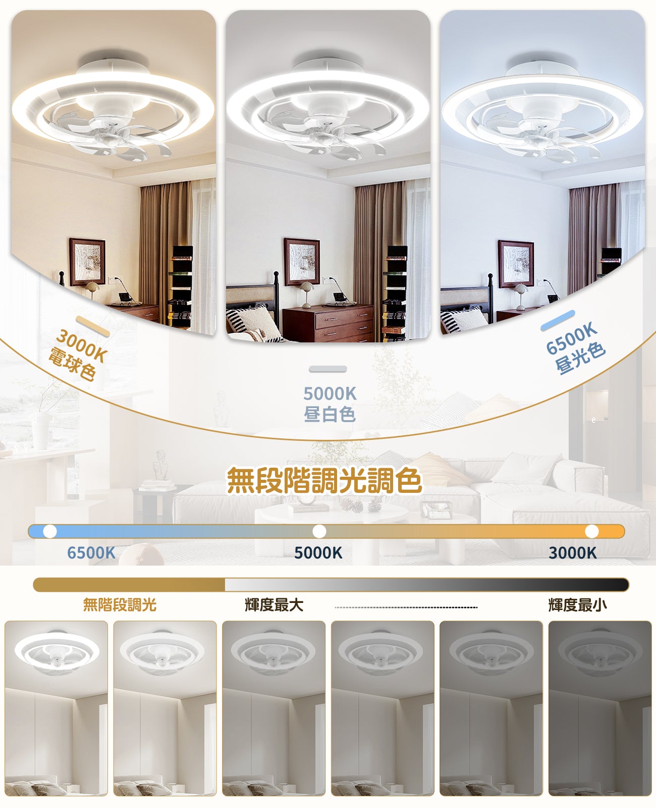 LW017 シーリングファンライト LED 60W 大型